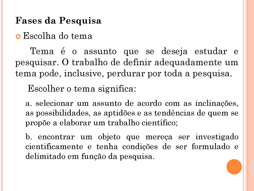 Pesquisa Conceitos E Finalidades Ppt Carregar